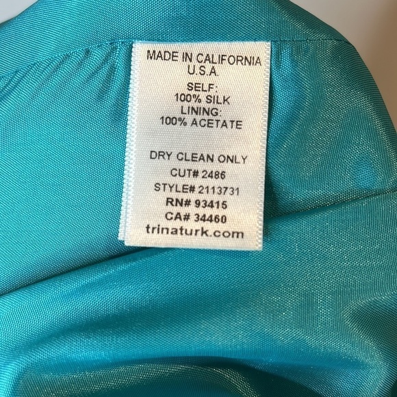 NWT Trina Turk Women’s Strapless Tweed Multicolor Peplum Mini Dress Size 4 - Picture 9 of 11
